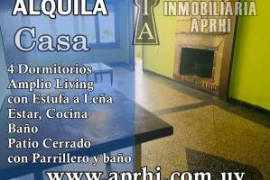 Alquiler casa - 4 dorm. Living Comedor 